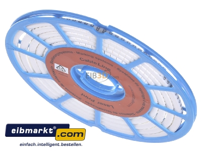 Top rear view Weidmller CLI C 1-3 WS/SW 8 CD Cable coding system 3...5mm with numbers - 
