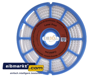 Ansicht hinten Weidmller CLI C 1-3 WS/SW C CD Leitermarkierer 3x4,2mm,weich,wei 