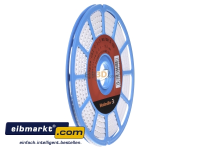 Ansicht links Weidmller CLI C 1-3 WS/SW D CD Leitermarkierer 3x4,2mm,weich,wei 