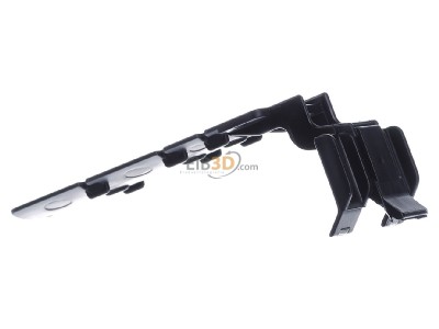View on the left Tehalit BA7-Clip Wire clamp for slotted cable trunk 
