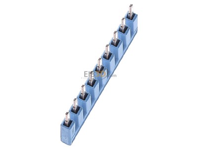 Ansicht oben links WAGO 2002-409/000-006 Kammbrcker 9-fach blau 