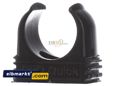 Front view OBO Bettermann Vertr 2149567 Tube clamp 25mm
