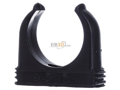 Front view OBO 2955 M40 SW Tube clamp 40mm 

