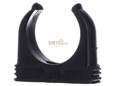 Frontansicht OBO 2955 M40 SW Quick-Schelle M40 