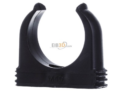 Back view OBO 2955 M40 SW Tube clamp 40mm 
