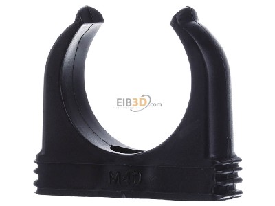 Ansicht hinten OBO 2955 M40 SW Quick-Schelle M40 