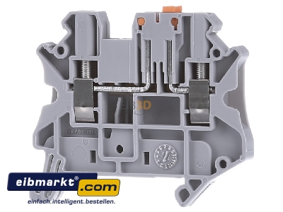 Frontansicht Phoenix Contact UT 2,5-MT-P/P Universalklemme 0,14qmm-4qmm 