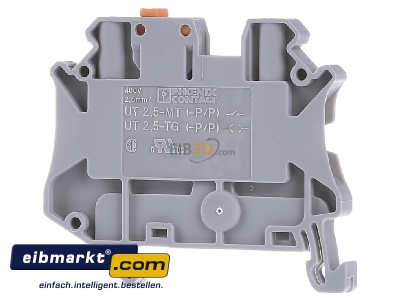Ansicht hinten Phoenix Contact UT 2,5-MT-P/P Universalklemme 0,14qmm-4qmm 