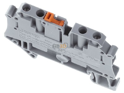 Ansicht oben hinten Phoenix UT 4-QUATTRO-MT P/P Durchgangsreihenklemme 0,14-6qmm, 6,2mm, gr 