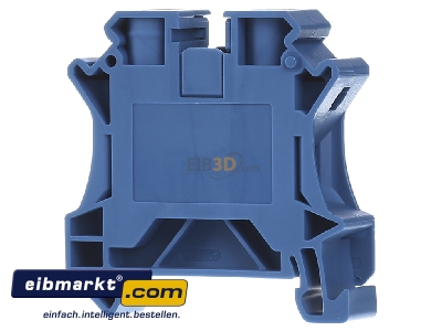 Front view Phoenix Contact UTI 16 BU Feed-through terminal block 12,2mm 76A
