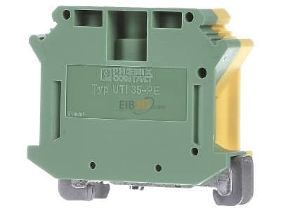 Back view Phoenix UTI 35-PE Ground terminal block 1-p 15mm 
