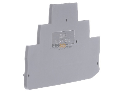 View on the left Phoenix D-PT 1,5/S-3L End/partition plate for terminal block 
