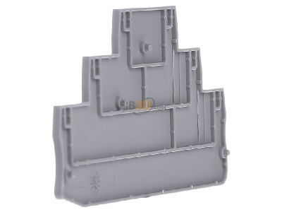 View on the right Phoenix D-PT 1,5/S-3L End/partition plate for terminal block 
