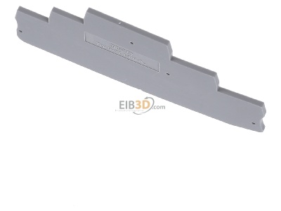 View up front Phoenix D-PT 1,5/S-3L End/partition plate for terminal block 
