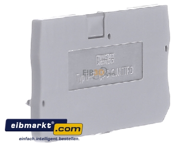 View on the left Phoenix Contact 3208375 End/partition plate for terminal block
