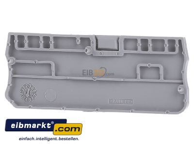Back view Phoenix Contact 3208375 End/partition plate for terminal block
