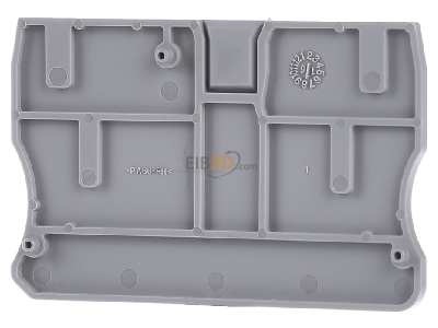 Back view Phoenix Contact D-PT 10 End/partition plate for terminal block 
