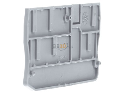 View on the right Phoenix D-PT 6-TWIN End/partition plate for terminal block 
