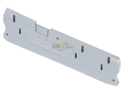 View up front Phoenix D-PT 6-TWIN End/partition plate for terminal block 
