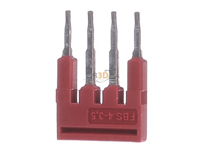 Front view Phoenix FBS 4-3,5 Cross-connector for terminal block 4-p 
