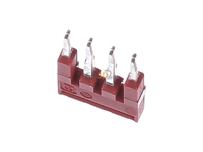 Top rear view Phoenix FBS 4-3,5 Cross-connector for terminal block 4-p 
