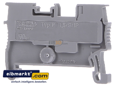 Ansicht hinten Phoenix Contact 3208582 Durchgangsreihenklemme PT 1,5/S/1P