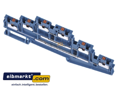 Ansicht oben vorne Phoenix Contact PT 1,5/S-3L BU Mehrstock-Klemme 