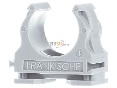 Front view Frnkische clipfix 20 Clamp for cable tubes 20mm 
