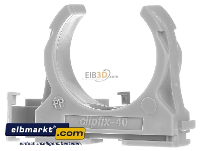 Back view Frnkische clipfix 40 Tube clamp 40mm - 
