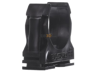 Ansicht links Frnkische clipfix-UV 32 sw Kunststoff-Klemmschelle UV-stabilisiert 