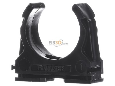 Back view Frnkische clipfix-UV 32 sw Clamp for cable tubes 32mm 
