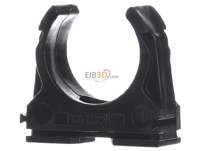 Ansicht hinten Frnkische clipfix-UV 32 sw Kunststoff-Klemmschelle UV-stabilisiert 