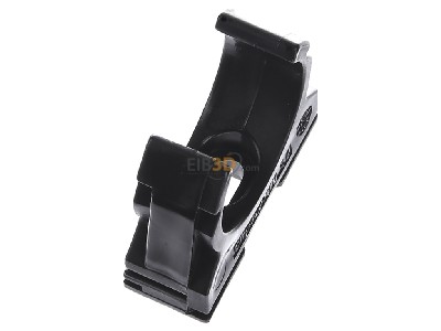 Ansicht oben links Frnkische clipfix-UV 32 sw Kunststoff-Klemmschelle UV-stabilisiert 
