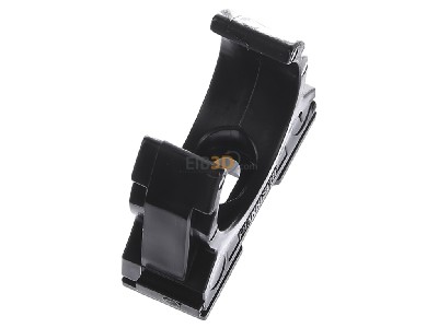 Ansicht oben rechts Frnkische clipfix-UV 32 sw Kunststoff-Klemmschelle UV-stabilisiert 