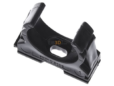 Ansicht oben hinten Frnkische clipfix-UV 32 sw Kunststoff-Klemmschelle UV-stabilisiert 