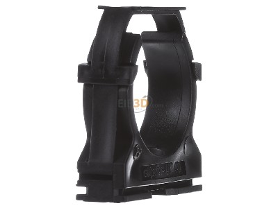View on the left Frnkische clipfix-UV 40 sw Clamp for cable tubes 40mm 
