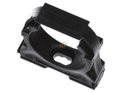 Top rear view Frnkische clipfix-UV 40 sw Clamp for cable tubes 40mm 
