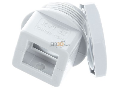 View up front Icotek 45036 Cable gland / core connector 
