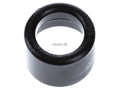 View top right Flexa RQA AD28.5 sw Terminal sleeve for protective hose 
