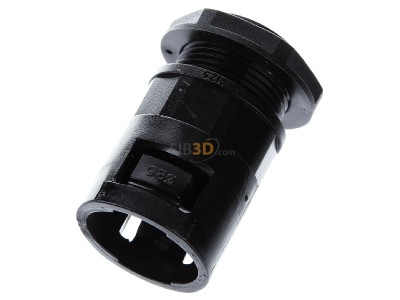 View up front ABB AL25/M25/A/BL Straight connector for corrugated hose 
