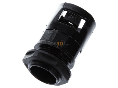 Top rear view ABB AL25/M25/A/BL Straight connector for corrugated hose 
