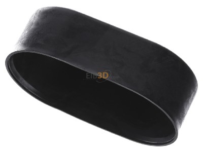 Top rear view Frnkische MMR-E schwarz 92/50 Underground conduit cap 96mm 
