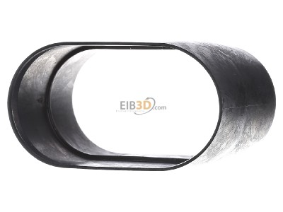 View on the left Frnkische MMR-M schwarz 92/50 Conduit coupling 92mm 
