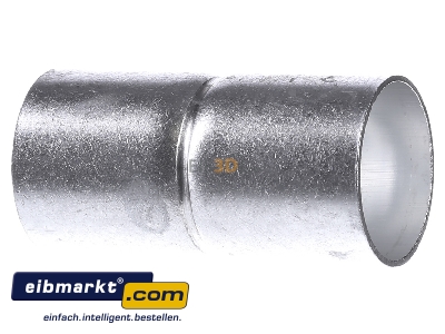 View on the right Frnkische AMS-E 32 Coupler for installation tubes 32mm 
