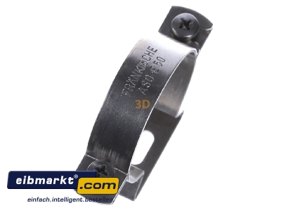 Ansicht oben links Frnkische ASG-E 50 Aluminium-Abstandschelle VDE 0605, 4456 