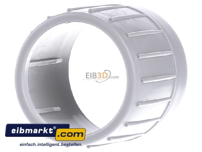 Frontansicht Frnkische E-Ku-E 40 Kunststoff-Endtlle grau 
