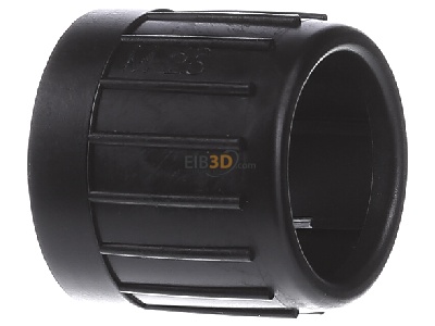 Ansicht links Frnkische E-Ku-E 25 sw UV Kunststoff-Endtlle sw,UV-Bestndig 