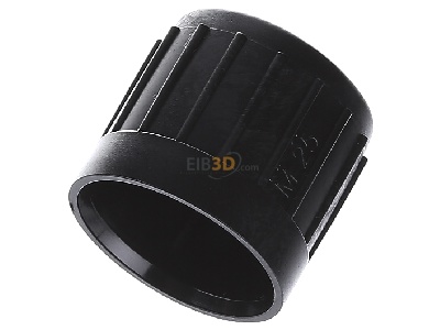 Ansicht oben hinten Frnkische E-Ku-E 25 sw UV Kunststoff-Endtlle sw,UV-Bestndig 