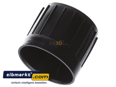 Ansicht oben hinten Frnkische E-Ku-E 40 sw UV Kunststoff-Endtlle sw,UV-Bestndig 