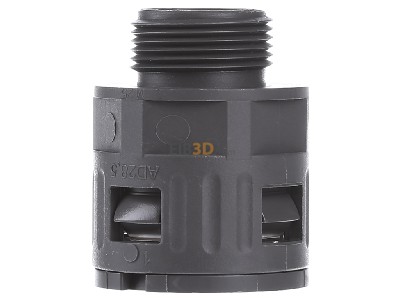 Frontansicht Flexa RQG-M AD28,5/M25gr Schnellverschraubung IP67,gerade 